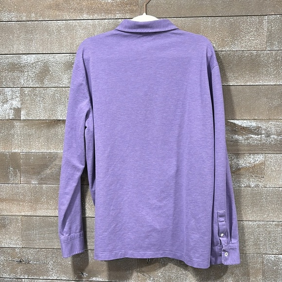 POLO Ralph Lauren long sleeved custom slim fit stretch mesh XL shirt - Picture 8 of 8